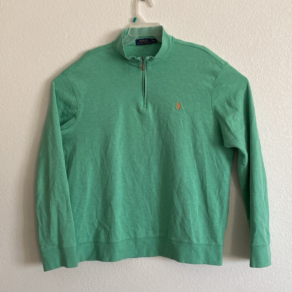 POLO Ralph Lauren Men’s 1/4 Zip Cotton/Viscose Blend Pullover Size XL